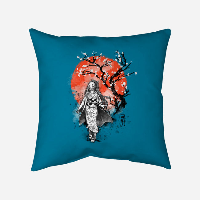 Sister Ink-none removable cover w insert throw pillow-IKILO