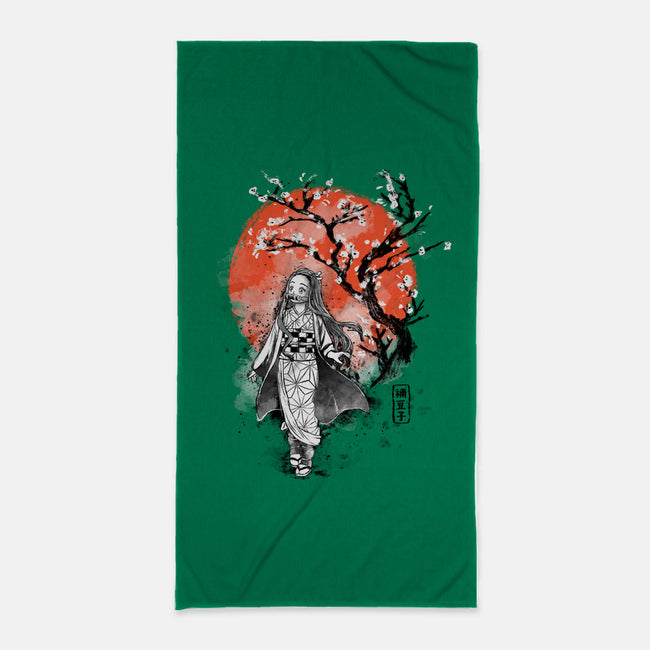 Sister Ink-none beach towel-IKILO