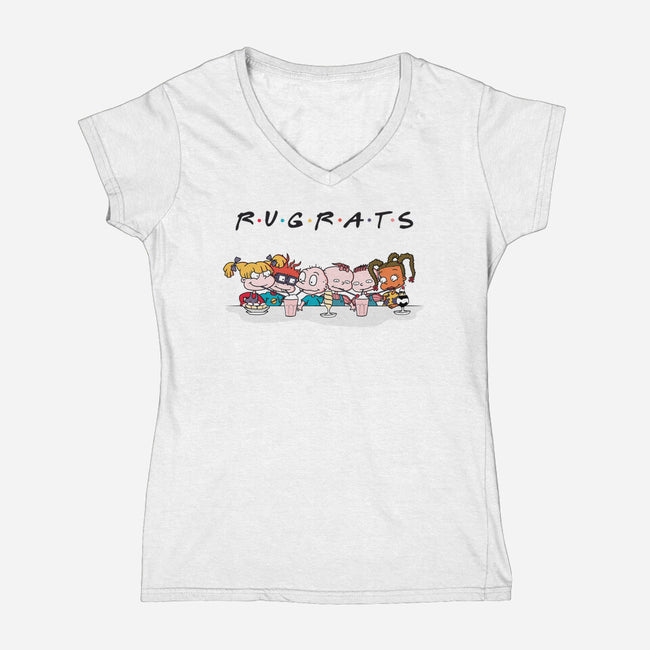 Rugfriends-womens v-neck tee-jasesa