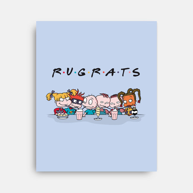 Rugfriends-none stretched canvas-jasesa