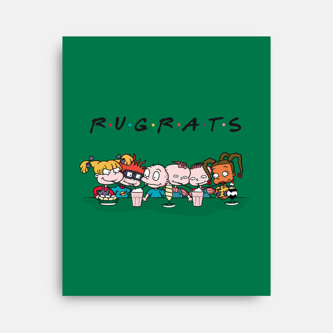 Rugfriends-none stretched canvas-jasesa