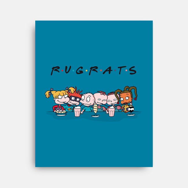 Rugfriends-none stretched canvas-jasesa
