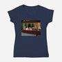 Night of The Dundies-womens v-neck tee-SeamusAran