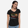 Night of The Dundies-womens v-neck tee-SeamusAran