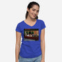 Night of The Dundies-womens v-neck tee-SeamusAran