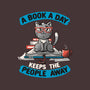 A Book A Day-none non-removable cover w insert throw pillow-koalastudio