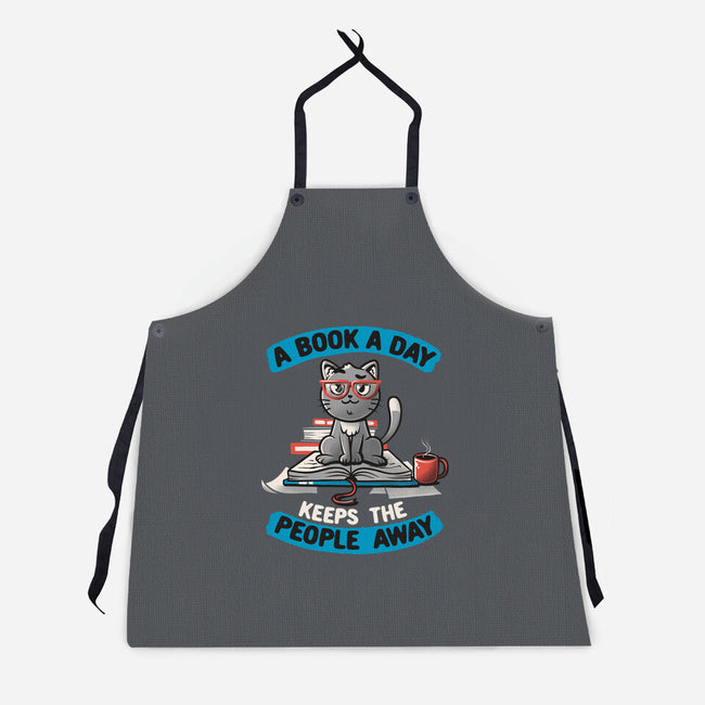 A Book A Day-unisex kitchen apron-koalastudio