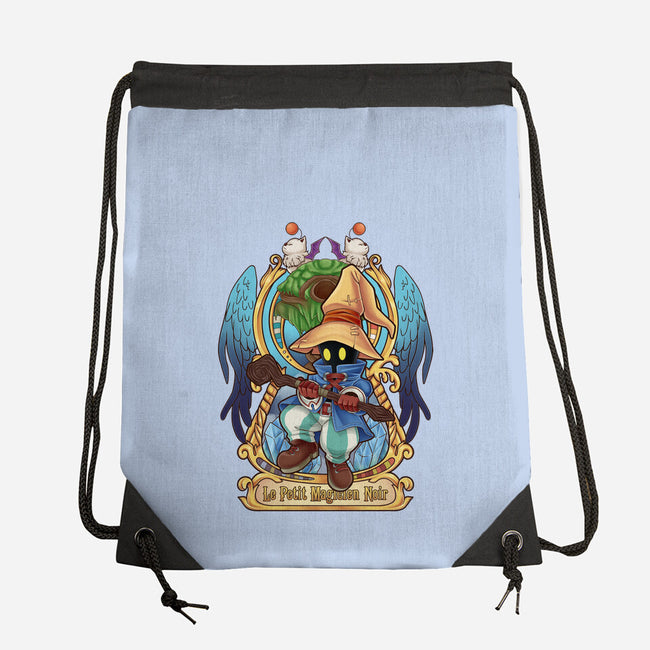 Le Petit Magicien Noir-none drawstring bag-Sarya