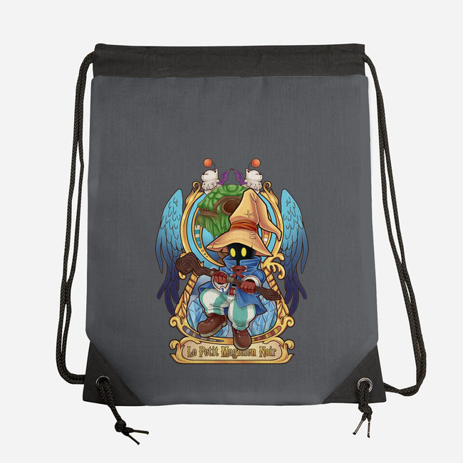 Le Petit Magicien Noir-none drawstring bag-Sarya