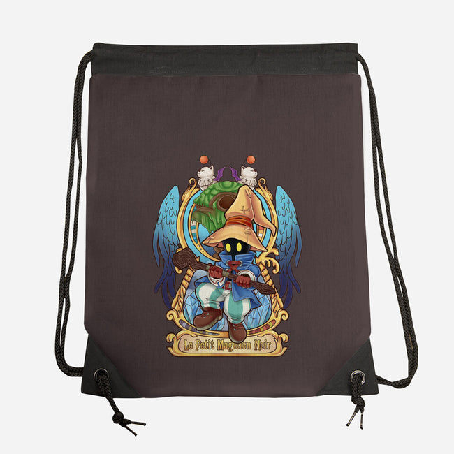Le Petit Magicien Noir-none drawstring bag-Sarya