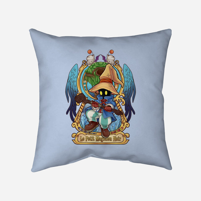 Le Petit Magicien Noir-none removable cover w insert throw pillow-Sarya