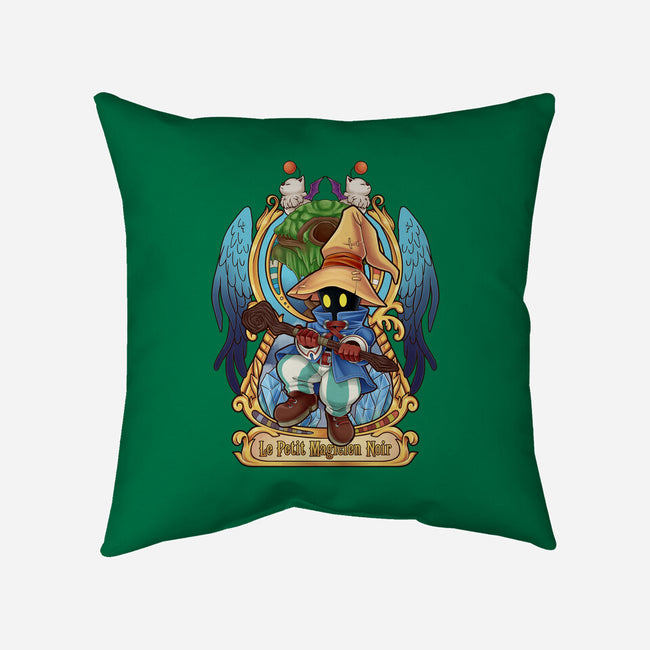 Le Petit Magicien Noir-none removable cover w insert throw pillow-Sarya
