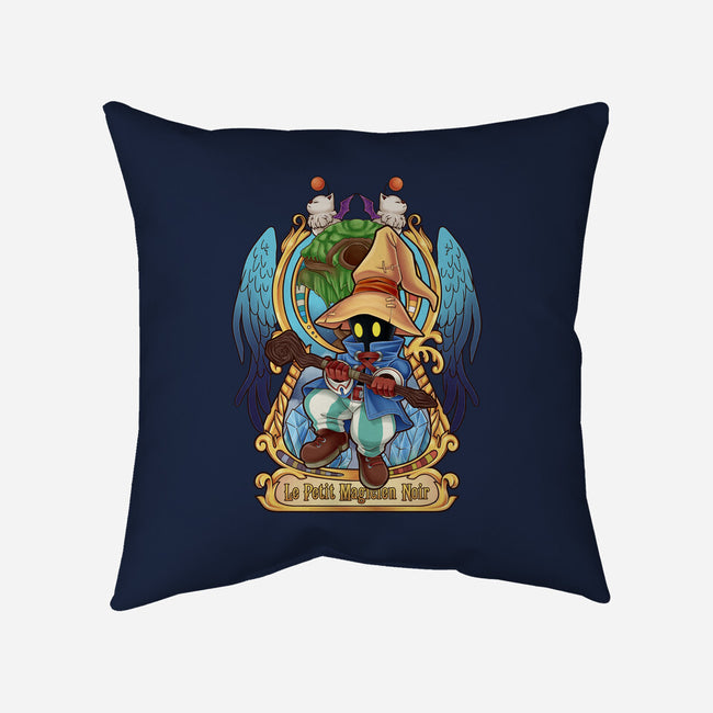 Le Petit Magicien Noir-none removable cover w insert throw pillow-Sarya