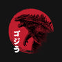 Red Sun Kaiju-none removable cover w insert throw pillow-DrMonekers