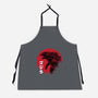 Red Sun Kaiju-unisex kitchen apron-DrMonekers