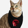 Red Sun Kaiju-cat bandana pet collar-DrMonekers