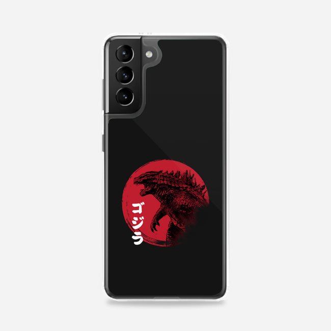 Red Sun Kaiju-samsung snap phone case-DrMonekers