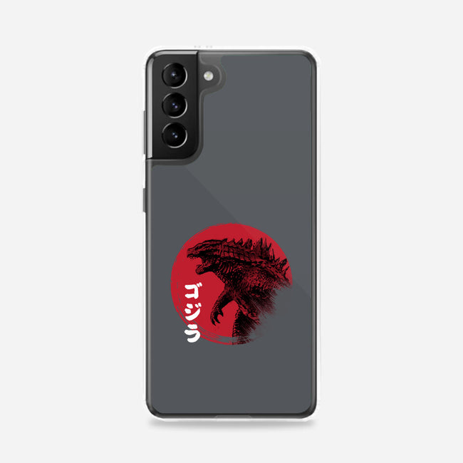 Red Sun Kaiju-samsung snap phone case-DrMonekers