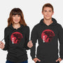 Red Sun Kaiju-unisex pullover sweatshirt-DrMonekers