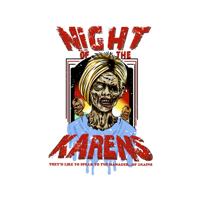 Night Of The Karens-none non-removable cover w insert throw pillow-SubBass49