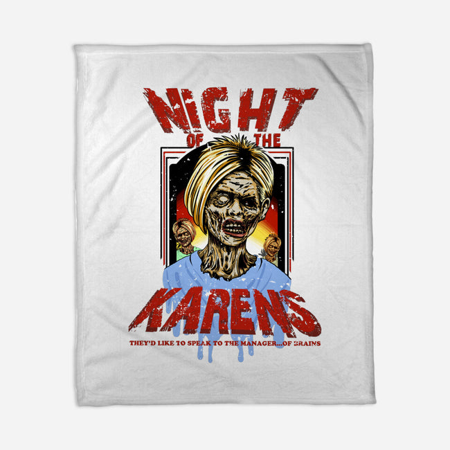 Night Of The Karens-none fleece blanket-SubBass49