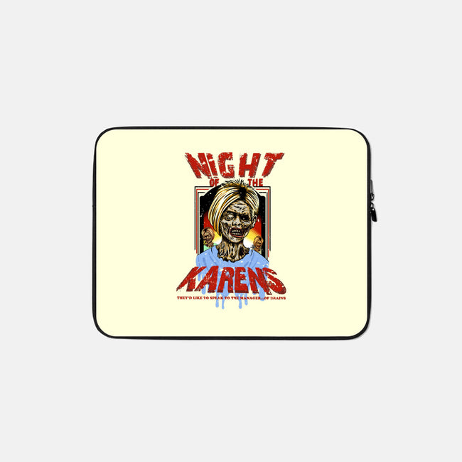 Night Of The Karens-none zippered laptop sleeve-SubBass49