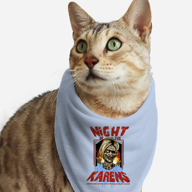 Night Of The Karens-cat bandana pet collar-SubBass49