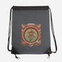 A Hole In The Ground-none drawstring bag-saqman