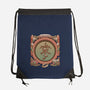 A Hole In The Ground-none drawstring bag-saqman