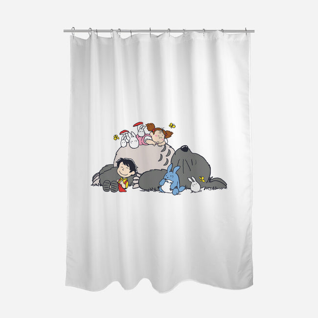 Totonuts-none polyester shower curtain-yellovvjumpsuit