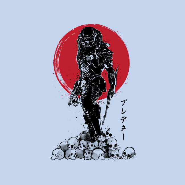 Yautja Hunter Sumi-E-mens heavyweight tee-DrMonekers