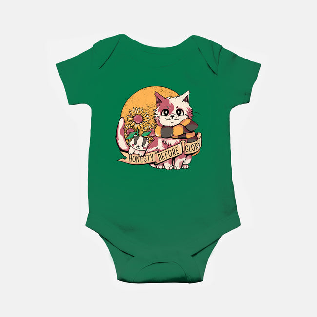 Honest Cat-baby basic onesie-tobefonseca