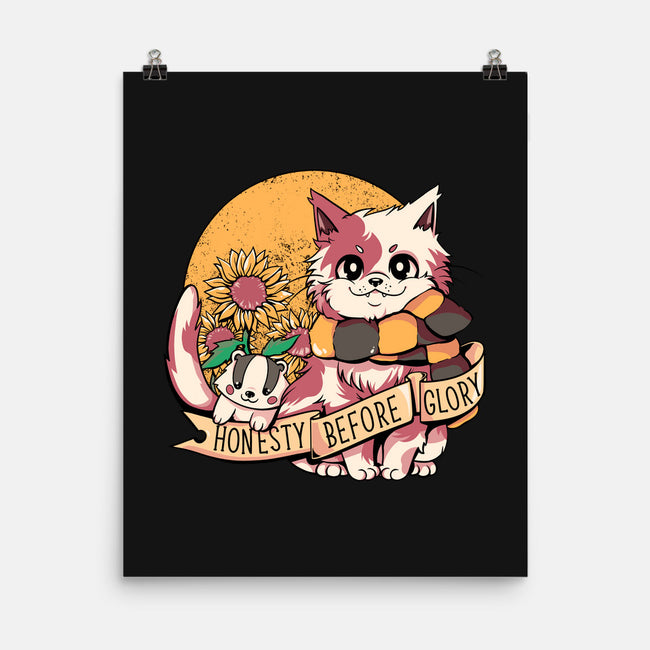 Honest Cat-none matte poster-tobefonseca