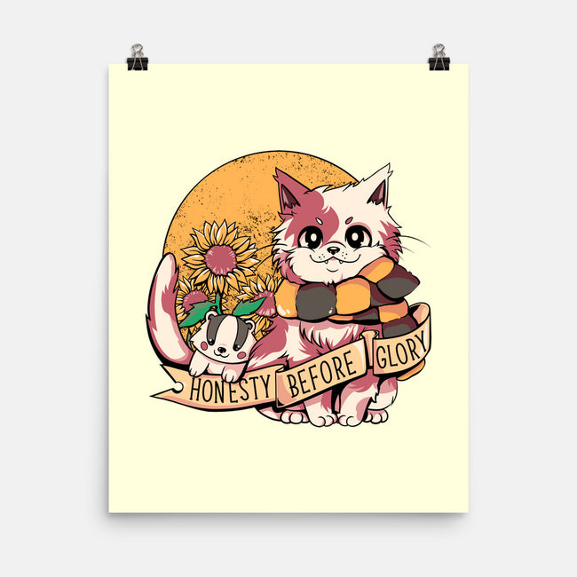 Honest Cat-none matte poster-tobefonseca