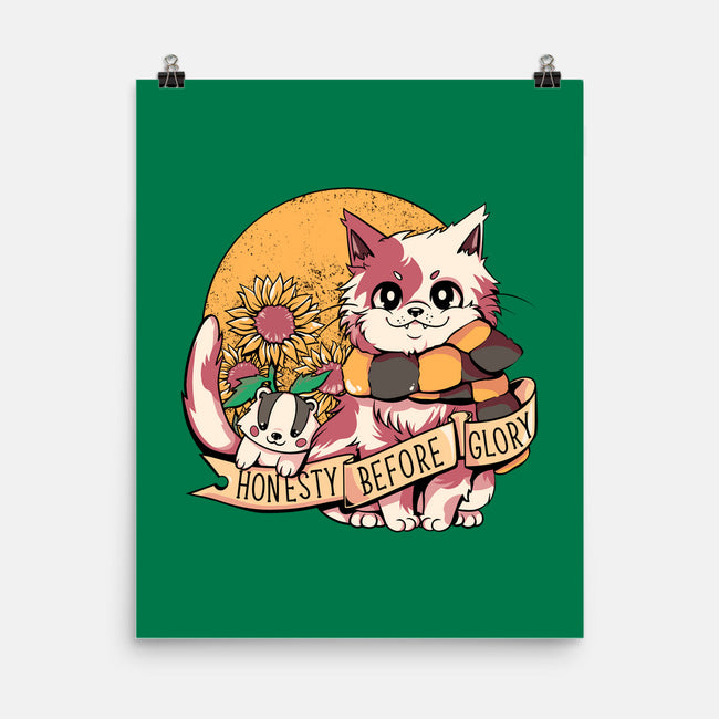 Honest Cat-none matte poster-tobefonseca