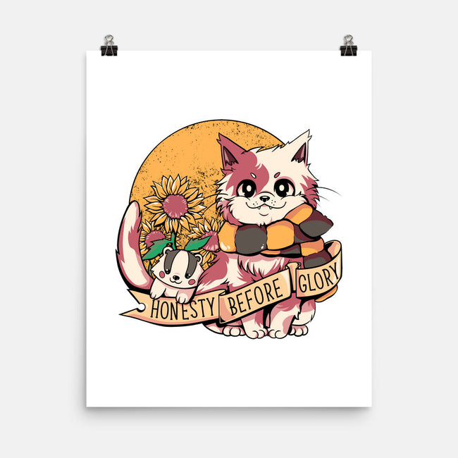 Honest Cat-none matte poster-tobefonseca