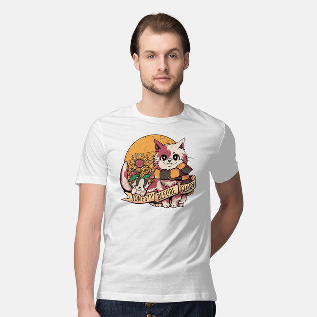 Honest Cat-mens premium tee-tobefonseca