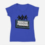 Hardcore Parkour Club-womens v-neck tee-RyanAstle