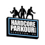 Hardcore Parkour Club-none removable cover w insert throw pillow-RyanAstle