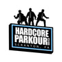 Hardcore Parkour Club-womens fitted tee-RyanAstle