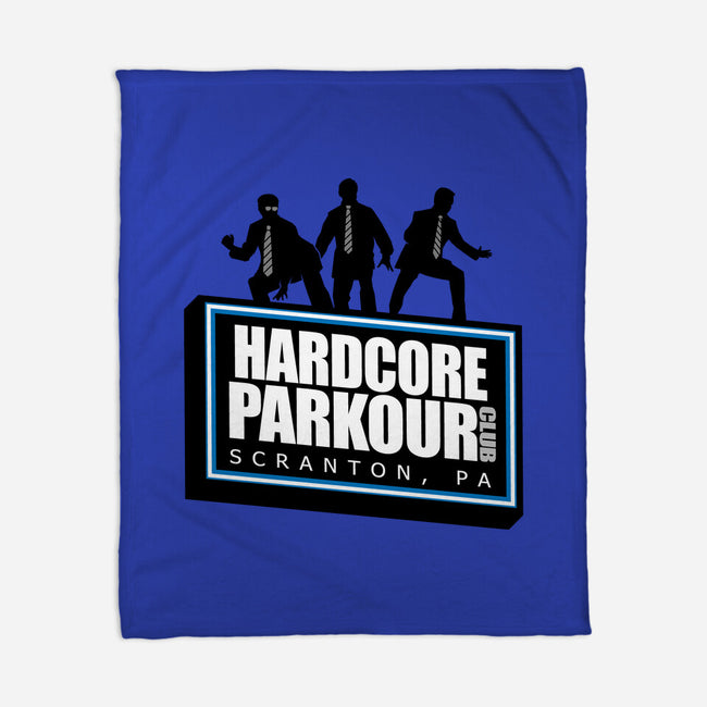 Hardcore Parkour Club-none fleece blanket-RyanAstle