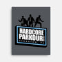 Hardcore Parkour Club-none stretched canvas-RyanAstle