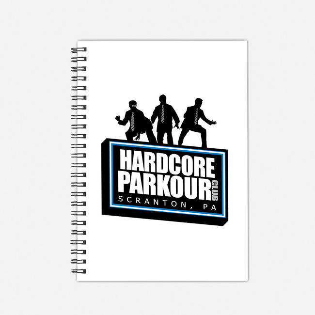 Hardcore Parkour Club-none dot grid notebook-RyanAstle