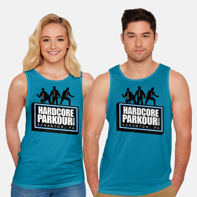 Hardcore Parkour Club-unisex basic tank-RyanAstle