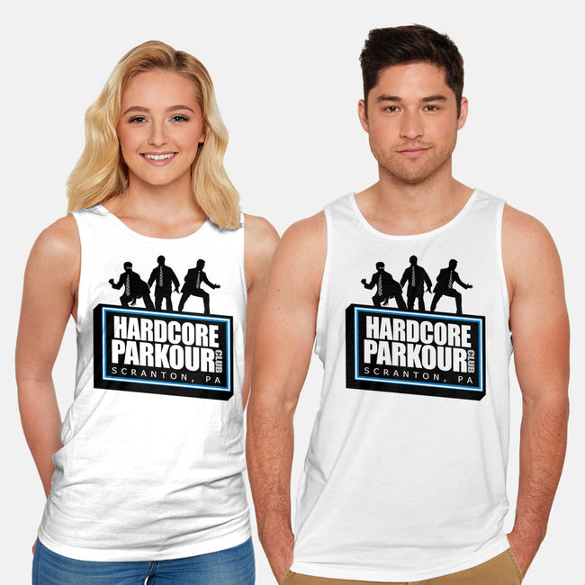 Hardcore Parkour Club-unisex basic tank-RyanAstle