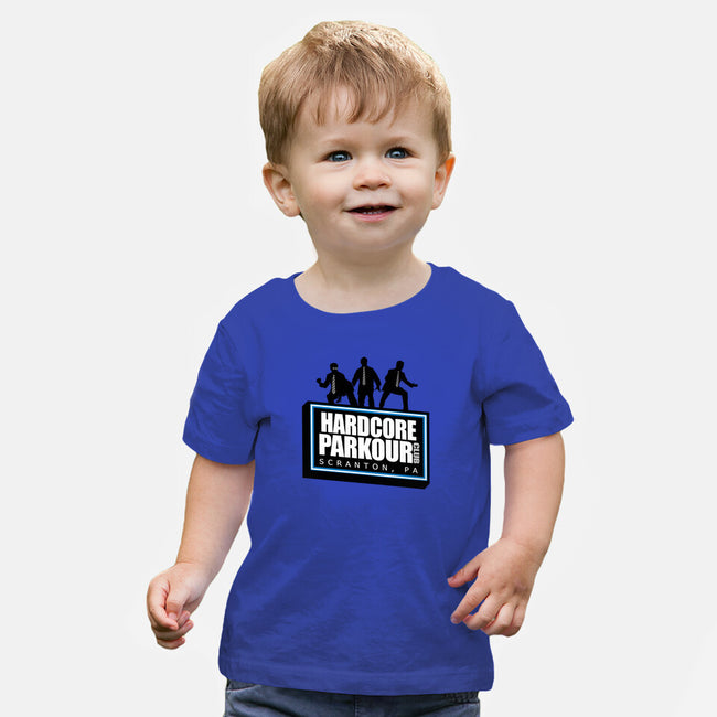 Hardcore Parkour Club-baby basic tee-RyanAstle