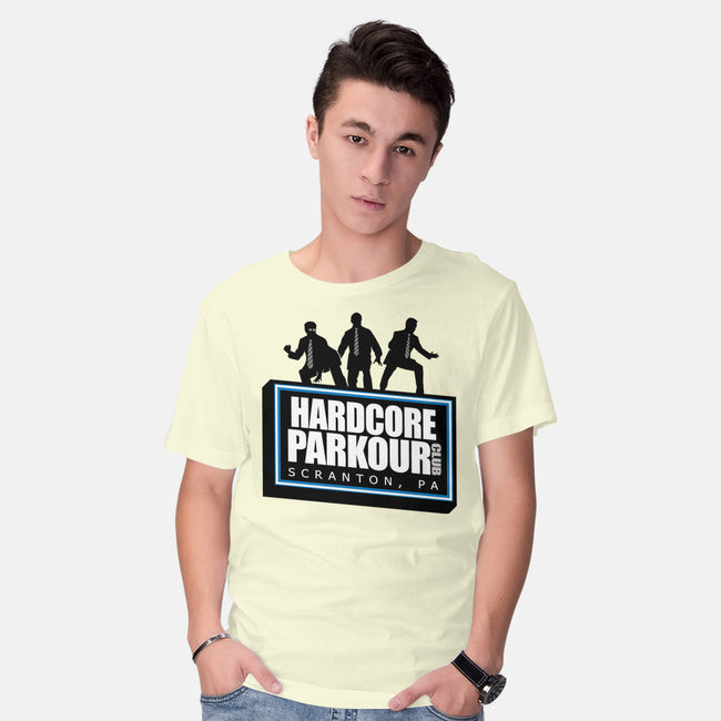 Hardcore Parkour Club-mens basic tee-RyanAstle