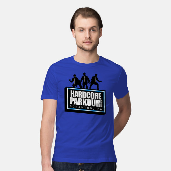 Hardcore Parkour Club-mens premium tee-RyanAstle