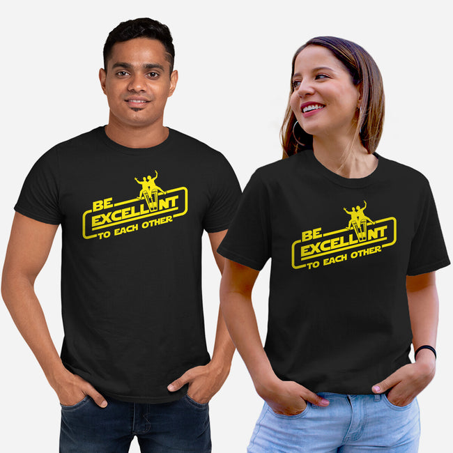 Return Of The Excellent Duo-unisex basic tee-Boggs Nicolas