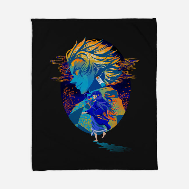 The Kamados-none fleece blanket-Ionfox